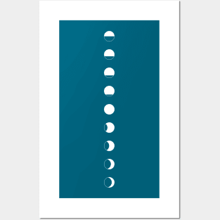 Sunset to Moonrise (Front White) Posters and Art